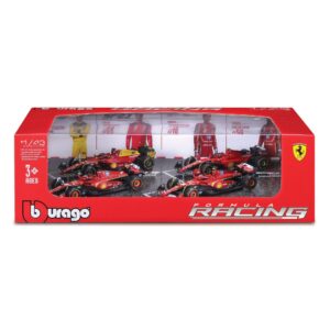 Bburago - F1 Ferrari Gift Set 1:43 – Leclerc #16 – 4pcs