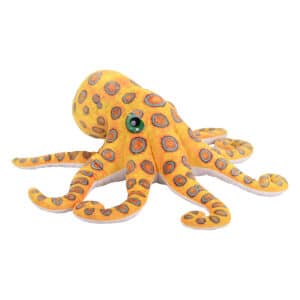 Wild Republic - Living Ocean Blue Ring Octopus Plush 55cm