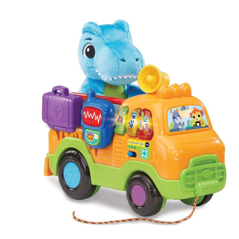 VTech Baby Dino Rescue Truck toy close-up