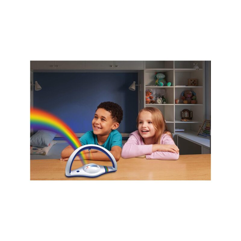 Children watching Brainstorm Toys My Very Own Rainbow projector.