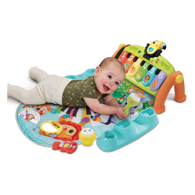 Vtech Baby 5-in-1 Toucan Tunes Play Gym – Musical Activity Mat for ...