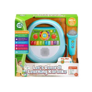 LeapFrog Let's Record Learning Karaoke toy in packaging with microphone