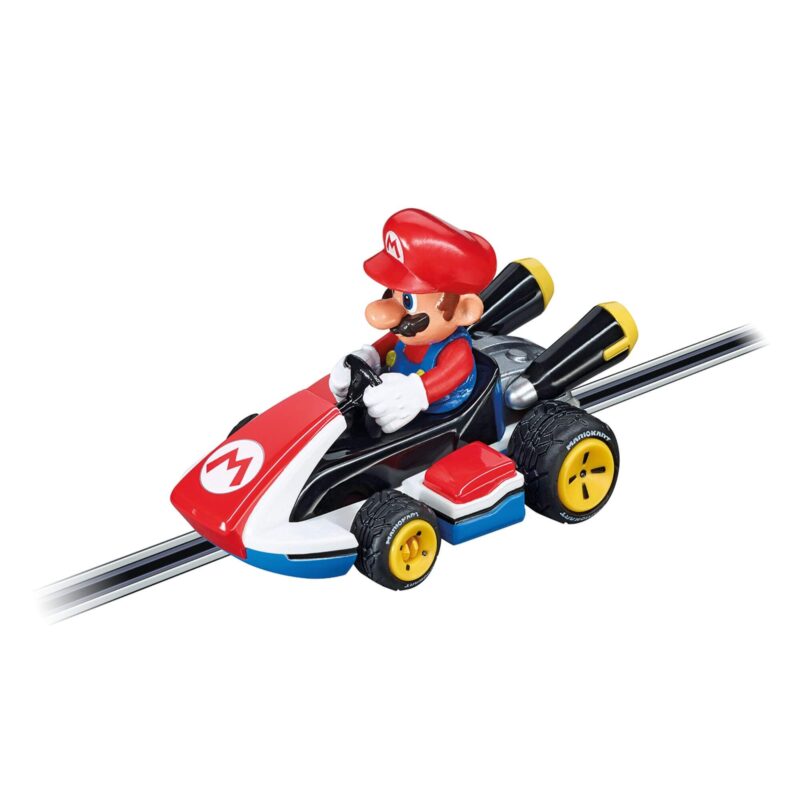 Carrera Go Mario Kart 8 slot car front view with Mario driver