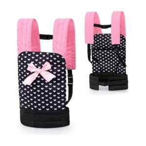 Bayer Design Doll Carrier shown from front and back angles