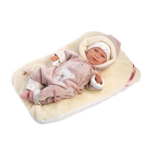 Llorens Lala Crying Doll 42cm lying on mat