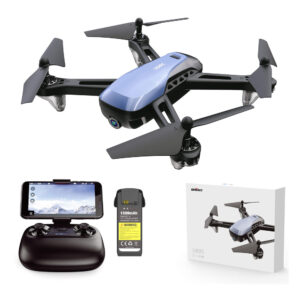 UDI R/C U89S WiFi Camera Drone front view with controller