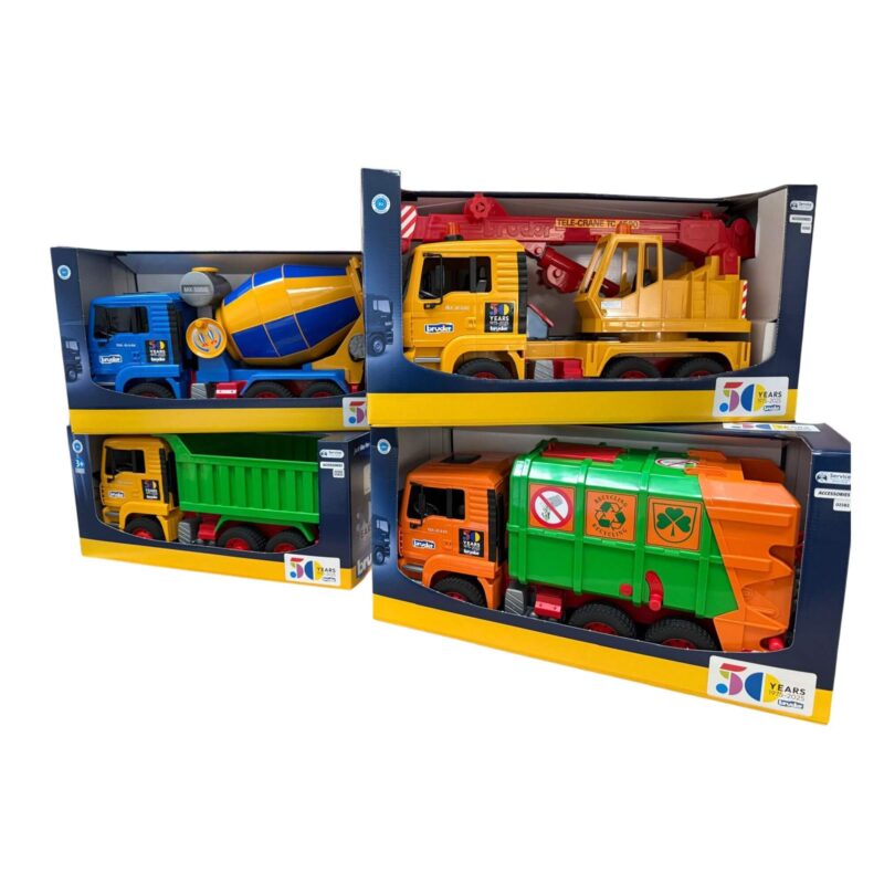 Bruder - 50 Years MAN TGA Construction Truck Bundle boundle