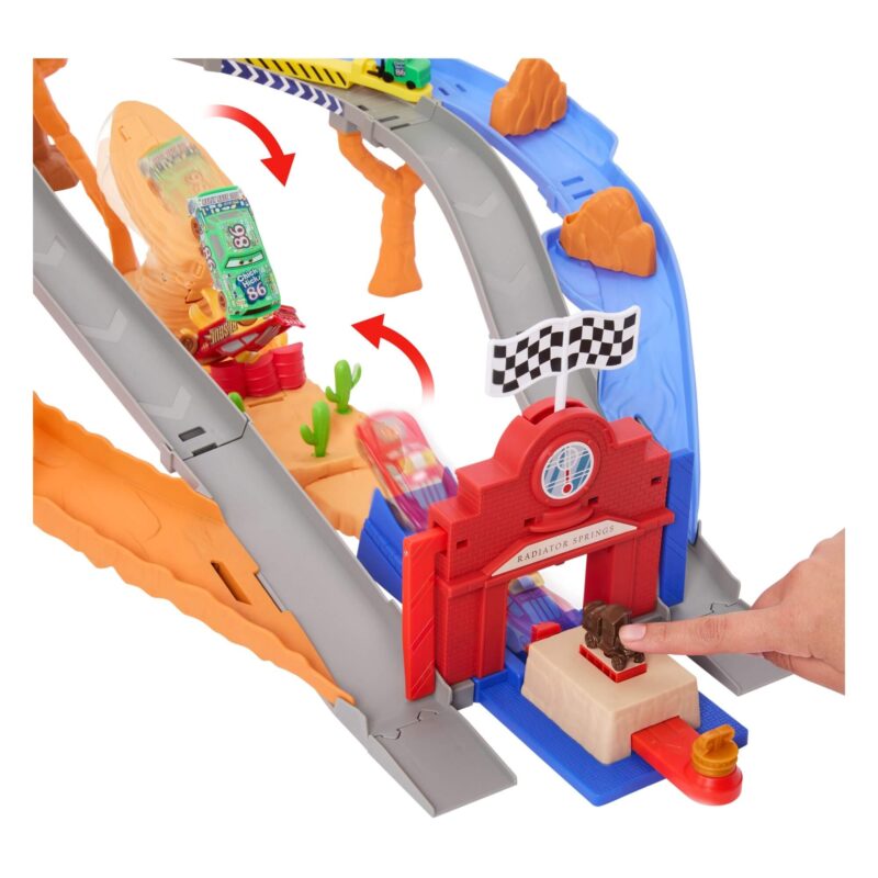 Launch ramp section of Disney and Pixar Cars track set