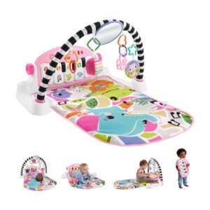 Piano gym hero shot with mat and toy arch