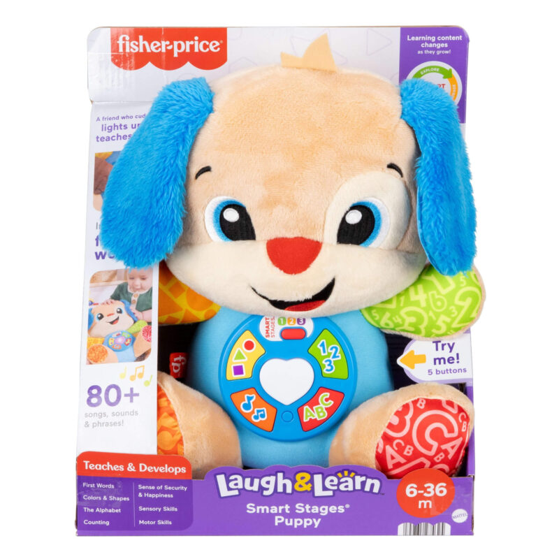 Fisher-Price Laugh & Learn Smart Stages Puppy in box