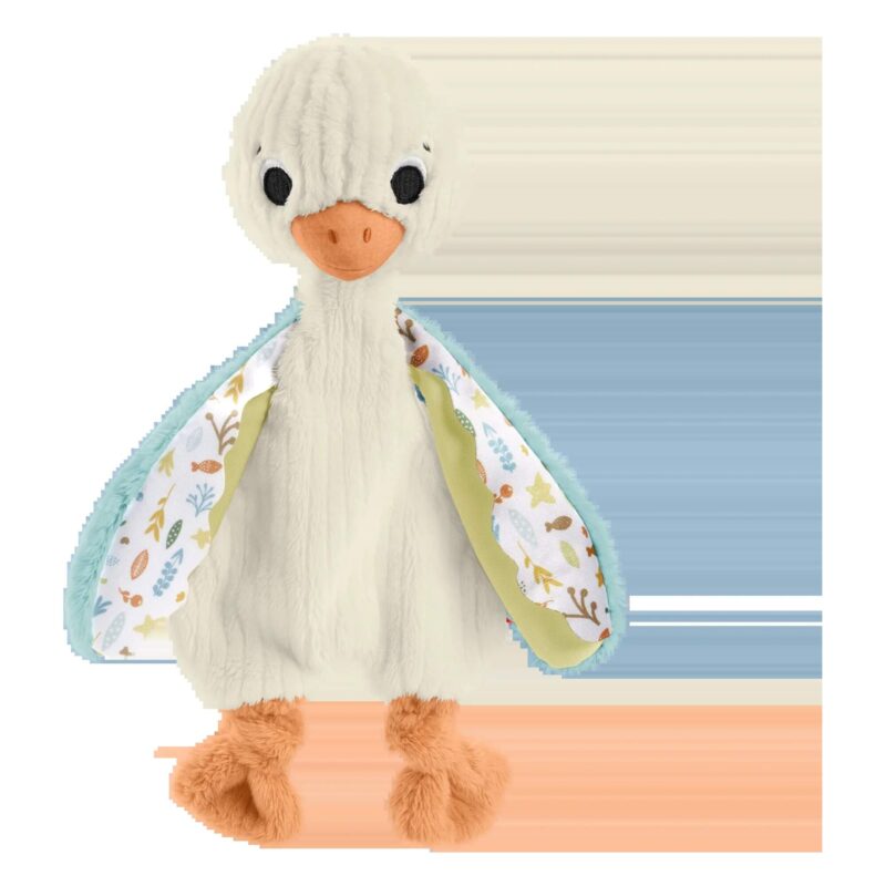 Fisher-Price Snuggle Up Goose plush toy front view