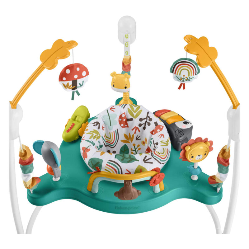 Top view showing Fisher-Price Jumperoo activity center