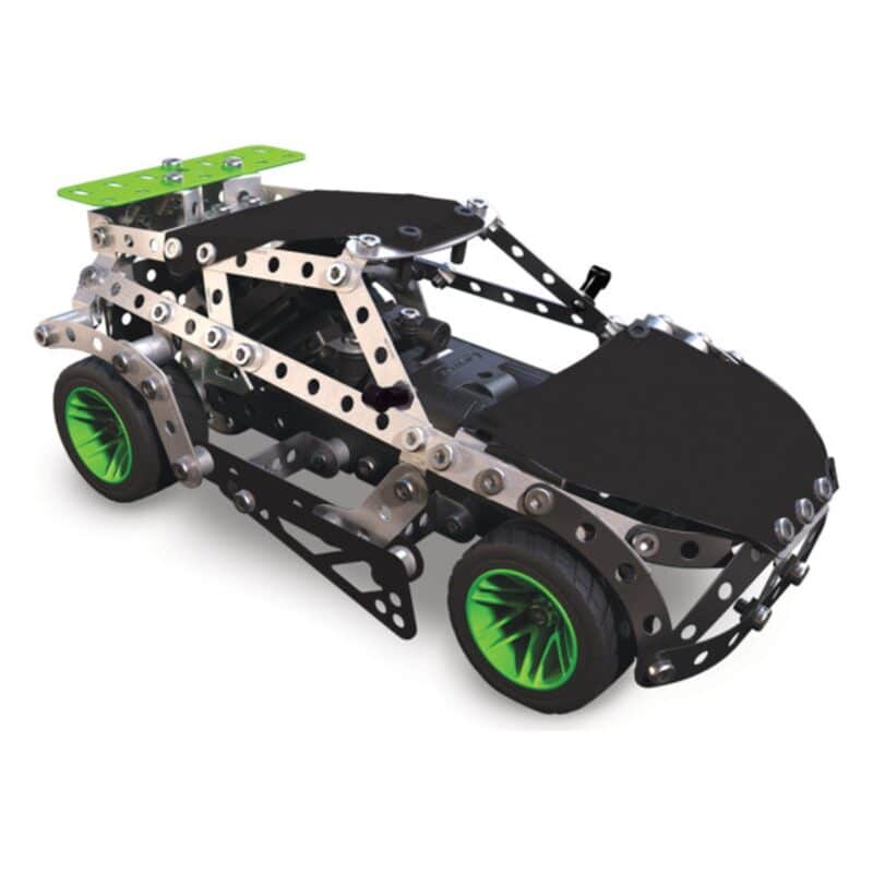 Motorised Meccano Mountain Rally model car