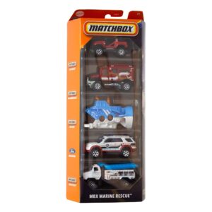 Matchbox MBX Marine Rescue 5 pack vehicles