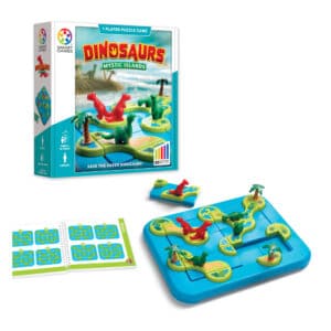 SmartGames Dinosaurs Mystic Islands logic game box