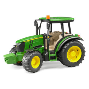 Front angle of Bruder John Deere 5115 M tractor
