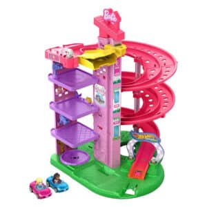 Barbie spiral race track elevator feature