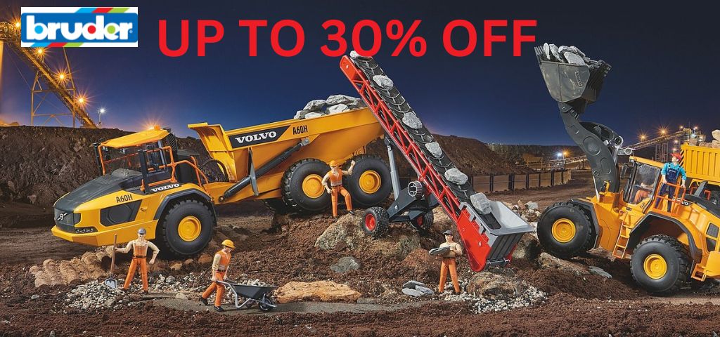 bruder toys mobile banner up to 30% discount