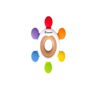Baby Einstein Soothe and Explore silicone wood teether