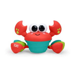 Bright Starts Rockin Crawling Crab red baby toy