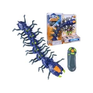 HEX BOTS Exploding Centipede RC toy with remote and packaging