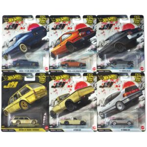 Hot Wheels Premium Car Culture Japan Historics 5 Full Set with Chase Car