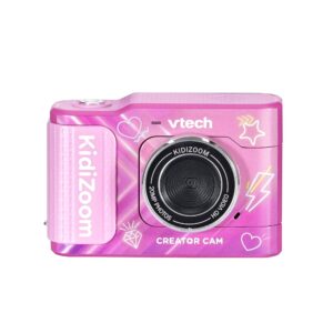 Pink VTech kids camera front view
