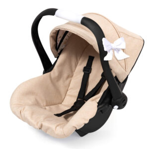 Bayer Design Beige Doll Car Seat with canopy