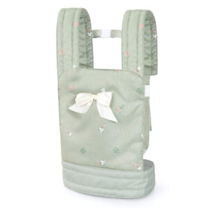 Bayer Design Doll Carrier in sage green floral