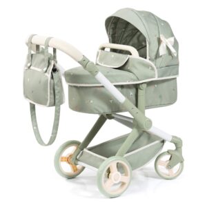Bayer Design Xeo Doll Pram in Soft Sage Green