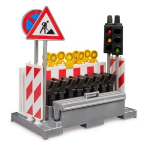Bruder Traffic Safety Set with traffic lights and barriers