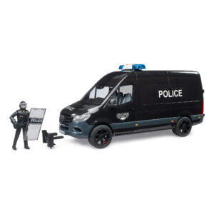Bruder Mercedes-Benz Sprinter Police Special Forces 02685 with police officer, shield and light and sound module