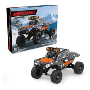 Meccano Masters 10-in-1 Race Truck with box and completed model