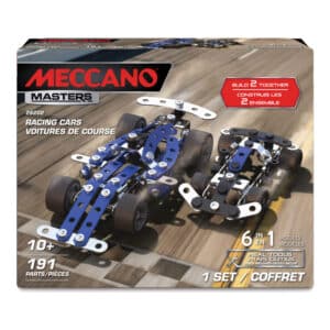 Meccano Masters 6-in-1 Racing Cars retail box