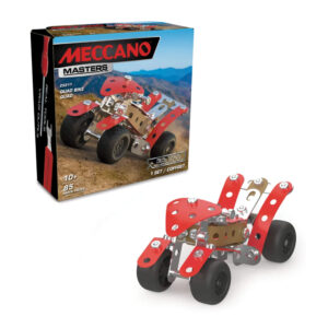 Meccano Masters Quad Bike with 85-piece set packaging