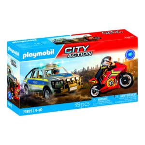 Playmobil City Action Police Chase with Pick-Up Truck 71875 box