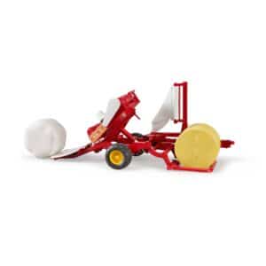 Bruder Bale Wrapper Toy with two round bales