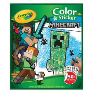 Crayola Minecraft Colour Sticker Book