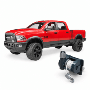 Bruder RAM 2500 Power Wagon 02500 with compatible Cable Winch 42545 bundle