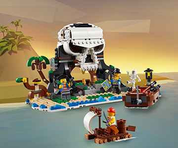 Lego Creator 31109 - Skull Island Model